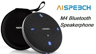 AISPEECH M6 Bluetooth Speakerphone Conference Microphone with AI Noise Reduction [upl. by Oly623]