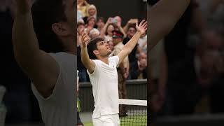 The ULTIMATE celebration 🎉 Wimbledon Shorts Tennis [upl. by Chemosh]