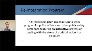 The role of reintegration programs an example from the Edmonton Police Service [upl. by Oirasor]