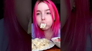 паста с мидиями мукбанг shorts mukbang ingaschulzz [upl. by Oderfliw]