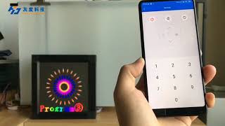 Huidu Technology controller software App ledart use for IR remote control led screen [upl. by Aenil]
