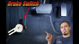 Fix How to replace Brake light Switch  Brake lights stay on [upl. by Constanta]