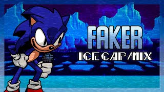 Faker Ice Cap Mix  FNF Vs Sonicexe UST [upl. by Nodab429]