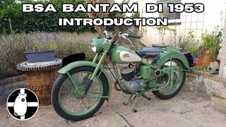 BSA Bantam D1 1953 Introduction and ride Cornwall England [upl. by Jareen]