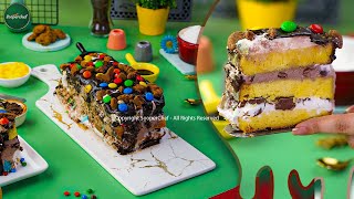 Decadent Layered Ice Cream Chocolate Cake Recipe A Delightful Dessert Delight [upl. by Niven]