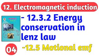 12Electromagnetic induction 04 Maharashtra board physicsenergy conservation in lenz lawclass 12 [upl. by Ahseka]