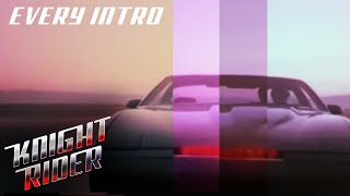 Every Knight Rider Intro Seasons 14  Knight Rider [upl. by Marleen46]