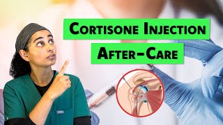 What to do AFTER your Cortisone Injection  Dos and Donts [upl. by Dranek]