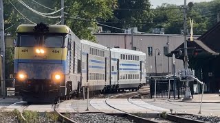 LI 404 blows its way through Glen Street with a 2 car set [upl. by Attevad]