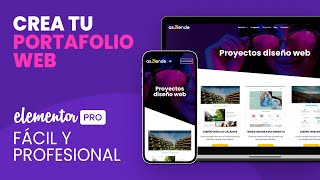 Como crear tu Portafolio Web fácil y PROFESIONAL para tus Proyectos  Portafolio DESARROLLADOR WEB [upl. by Hahsi167]