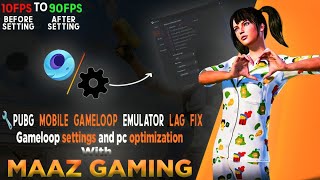 🔧PUBG MOBILE LAG FIX  FPS DROPS  34 UPDATE LAG FIX  ULTIMATE SETTINGS FOR GAMELOOP PUBG [upl. by Lekzehcey]