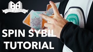 Cardistry for Beginners Twohanded Cut  Spin Sybil Tutorial [upl. by Aisel715]