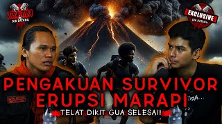 TANAH BERGETAR BATU2 BETERBANGAN POHON2 TUMBANG  ERUPSI MARAPI 2023  TIBA2 61 [upl. by Kery]