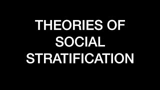 Sociology for UPSC THEORIES OF STRATIFICATION INTRO  Chapter 5  Paper 1  Lecture 6 [upl. by Mloclam189]