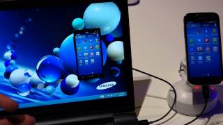 Samsung SideSync video demonstration [upl. by Eelorac]