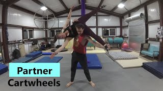 5 EASY Partner Cartwheels  Standing Acro  Dance Lifts [upl. by Emyaj]