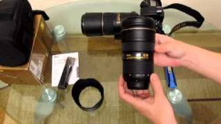 Nikon AFS 2470mm f28G ED unboxing [upl. by Ahsiuqram363]