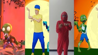 Zombie Dance With ChaCha Vs Spiderman Vs Chicky Vs Aliens Parody Dance Billions Shocked [upl. by Blynn169]