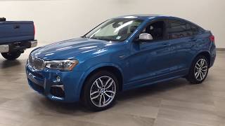 2017 BMW X4 M40i Review [upl. by Annauqaj]