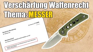 Verschärfung Waffengesetz  Thema MESSER  Alle Änderungen im Überblick [upl. by Reffinnej]