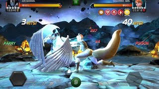 Easiest Squirrel girl Solo Squirrels vs skrulls uncollected boss fight  marvel contest of champions [upl. by Dyol]