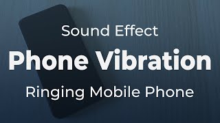 Phone Vibration Alarm Ringing Sound Effect  SFX Free for NonProfit Projects [upl. by Nicholle353]