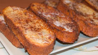 Torrijas de Leche Caseras Tradicionales para Semana Santa  Recetas de Postres Fáciles y Económicos [upl. by Tamanaha]