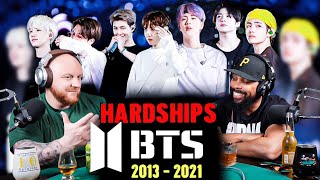 BTS Hardships  REACTION [upl. by Alym]