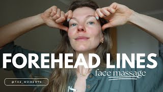 Reduce Forehead Lines  Natural Facelifting [upl. by Jessalyn92]