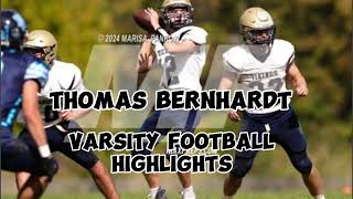 Thomas Bernhardt 2024 Varsity Football Highlights Class of 2028 [upl. by Ahseya]