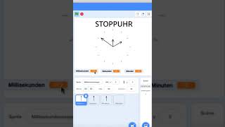 How to Programm a Stopwatch with Scratch [upl. by Annovy]