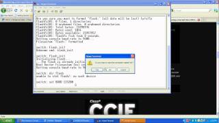 Restoring Resetting or IOS corrupted restoring in Cisco Switch C3560 [upl. by Ahtimat]