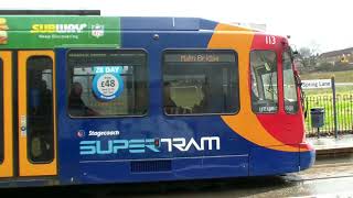 Sheffield Supertram Spring Lane [upl. by Feinstein810]