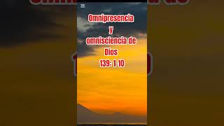 Omniprescia y omnisciencia de Dios [upl. by Armington]