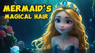 Mermaids Magical Hair  Disney Princess Story  Bedtime Stories  Princess Stories [upl. by Airtap]