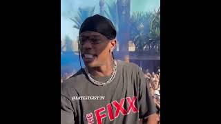 TRAVIS SCOTT Travis Scott takes the stage by storm shorts [upl. by Atilef]