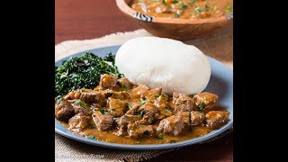 How to make Kenyan style Beef Stew amp Ugali [upl. by Bonnette702]