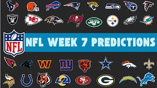 Predicting EVERY NFL Matchup in Week 7 [upl. by Latreece]