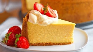 Perfect New York Cheesecake Recipe [upl. by Ackley586]