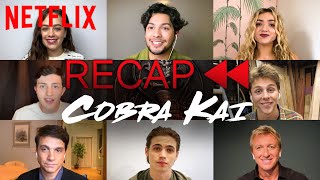 Get Ready for Cobra Kai Season 3 Official Cast Recap of Season 1 amp 2  Netflix [upl. by Klarika]