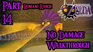 Zelda Majoras Mask 100 Walkthrough Widescreen HD Part 14  Romani Ranch  Alien Invasion  Epona [upl. by Aztiley]