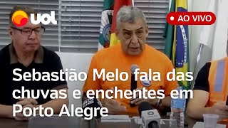 Rio Grande do Sul Prefeito Sebastião Melo fala ao vivo sobre novos alagamentos em Porto Alegre [upl. by Tebazile126]