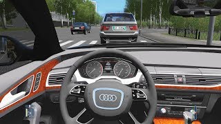 City Car Driving  Audi A6 C7  Normal Driving [upl. by Kcerb]