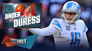 Jared Goff Dan Campbell amp Detroit Lions are under duress entering Week 1  NFL  FIRST THINGS FIRST [upl. by Esther236]