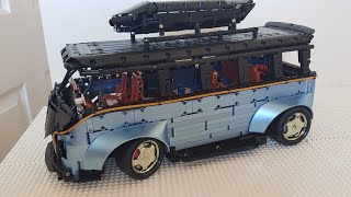 Building A Replica VW Camper from Lego Blocks [upl. by Nagap819]