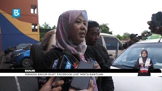 Mangsa banjir buat Facebook Live minta bantuan [upl. by Thurnau]