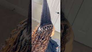 shortviral shortvideo youtube knotlessbraids knotless braids [upl. by Rehotsirk442]