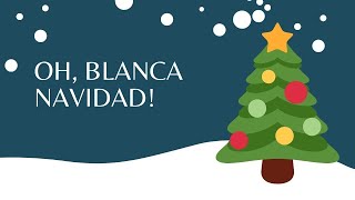 Oh blanca navidad  Karaoke  Pista Musical [upl. by Bohner]