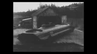 Levkov L5 skegtype hovercraft 1937 [upl. by Eekcaj]