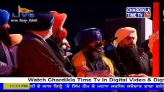 baba balbir singh budha dal march 8 2014 Lal Qila Delhi fateh divas [upl. by Dadirac]